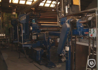 Crabtree Marquess 4038 tandem printing line with 22 meter Inghor oven