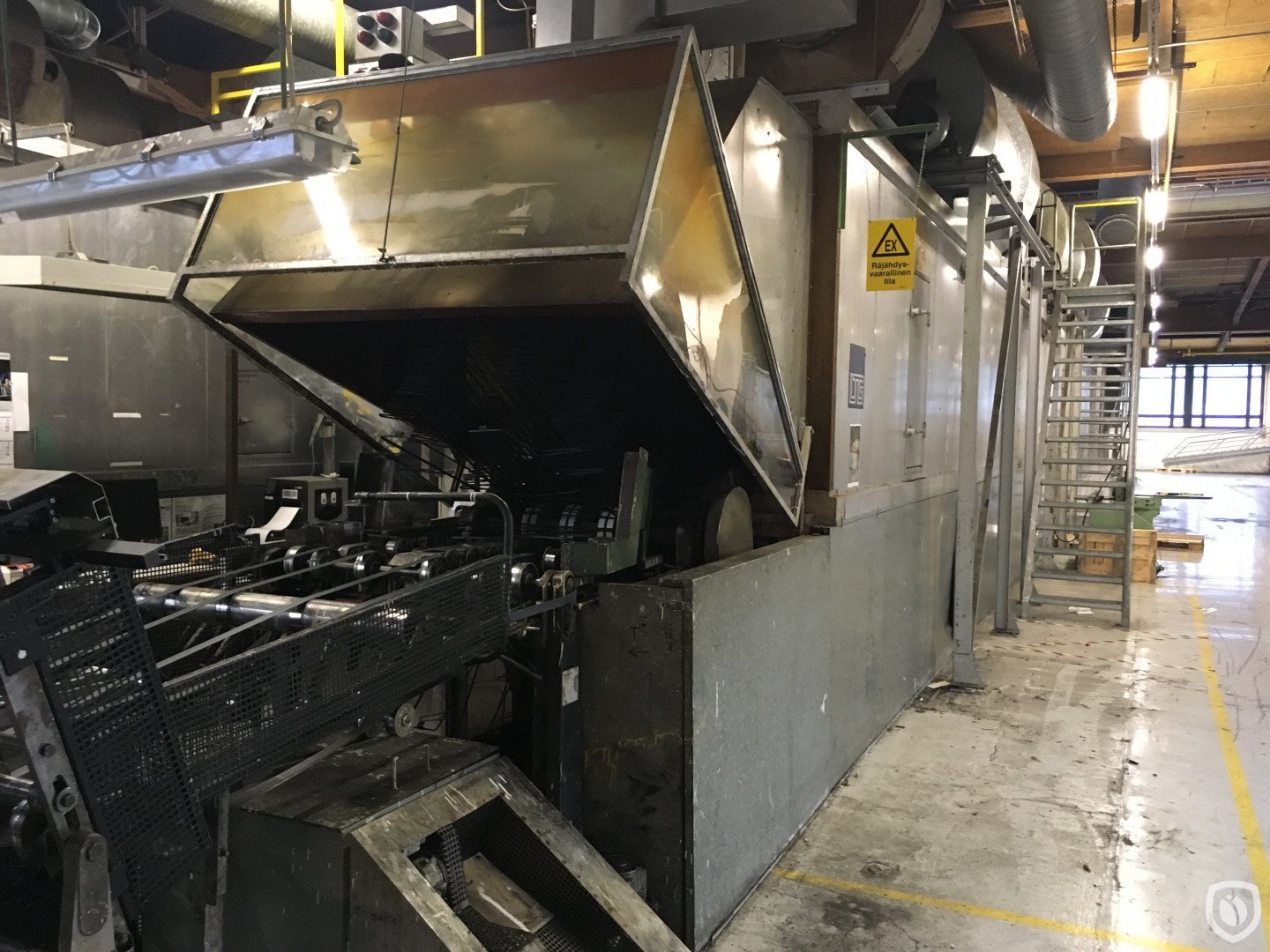 Mailander 460 coating line with LTG tunnel-oven of 28.5 meter