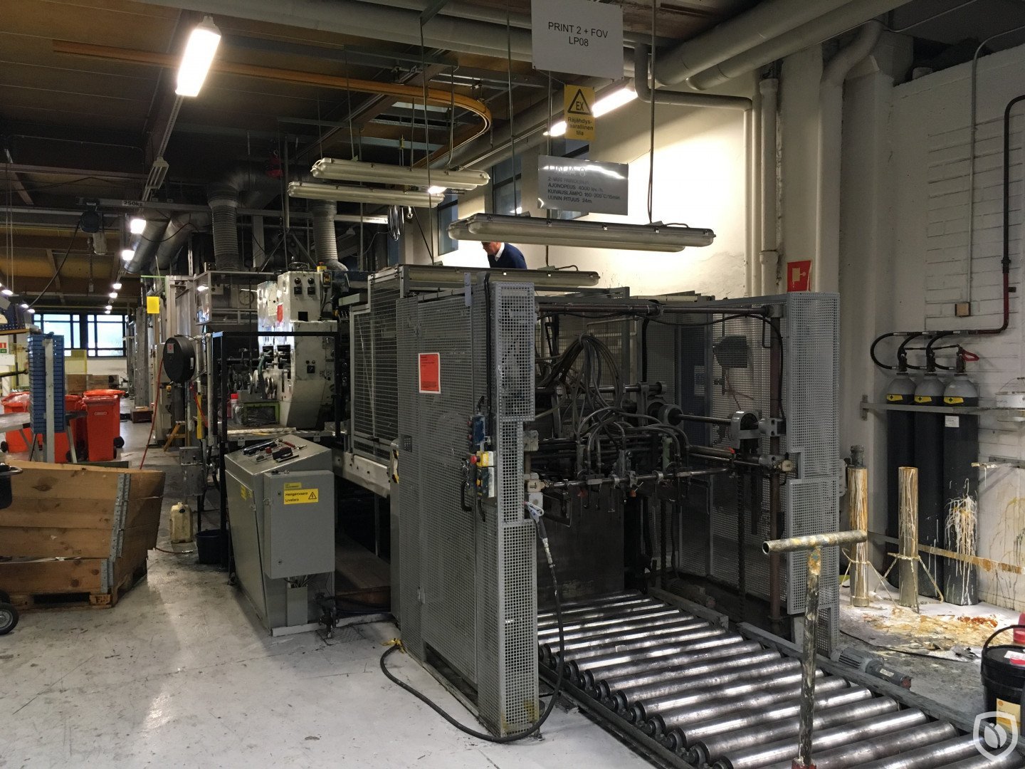 Mailander 160 printing line with LTG tunnel-oven