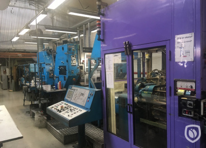 Mailander 162 printing line with LTG tunnel-oven