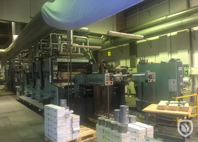 KBA 3-colour printing line with IST UV-oven