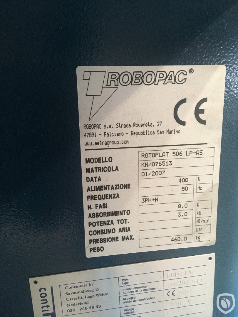 Robopac Rotoplat 506 LP-AS