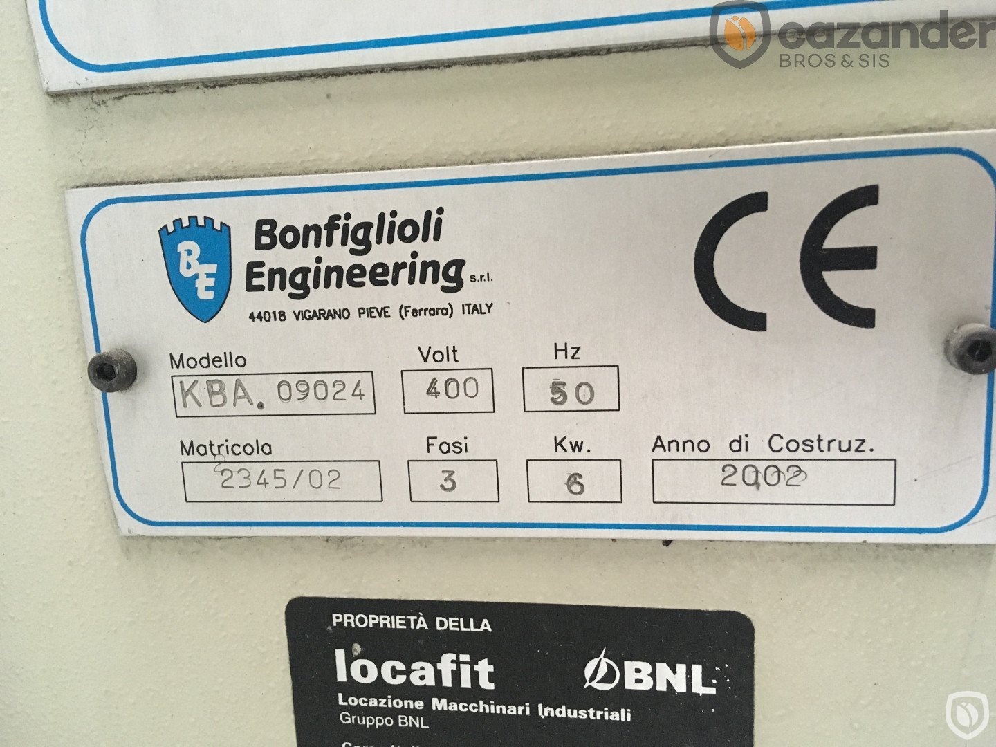 Bonfiglioli KBA 09024