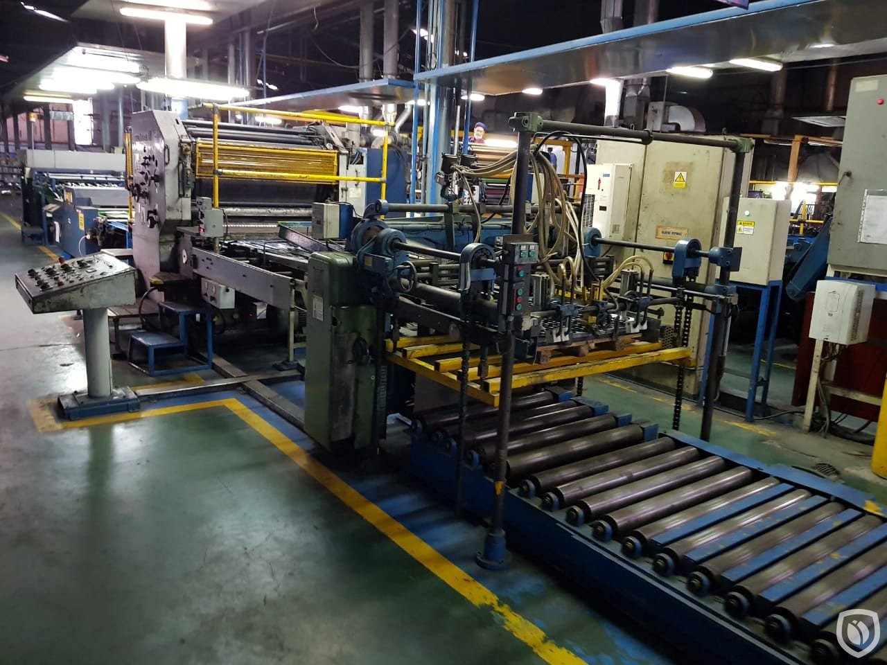 Mailander 121 single colour printing line with UV-oven