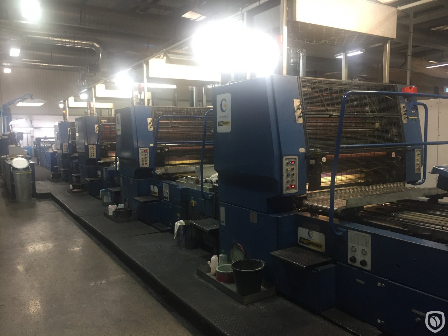 Crabtree Fast Ready 4-colour UV printing line