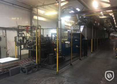 Mailander 460 coating line with LTG tunnel-oven