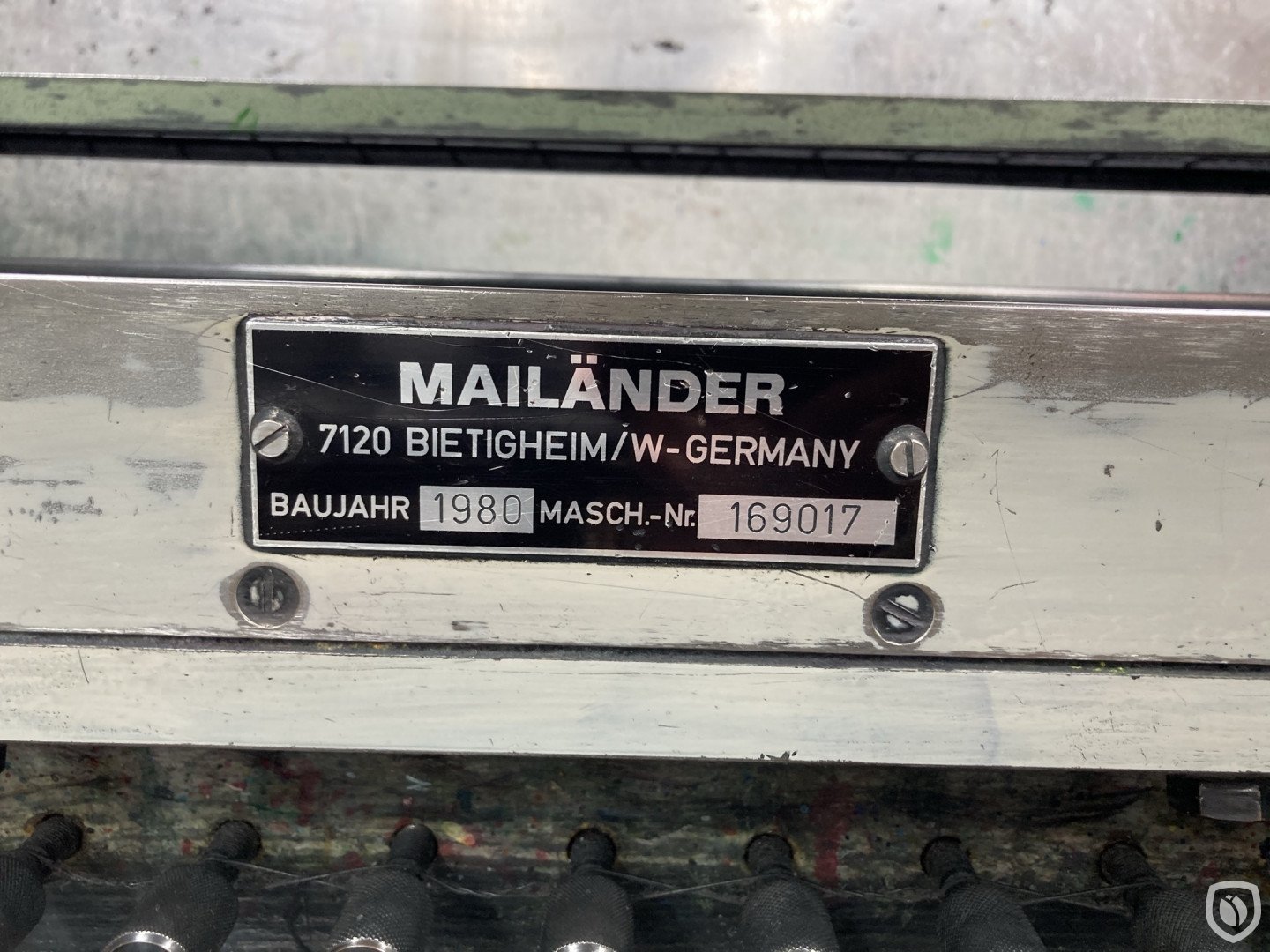 Mailander 169 1-colour UV printing line