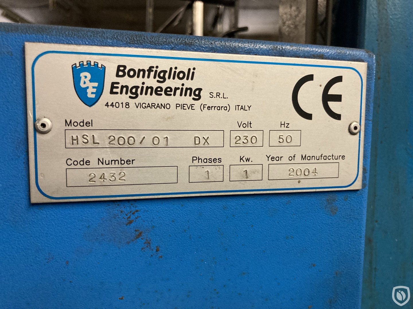 Bonfiglioli HSL 200/01 DX