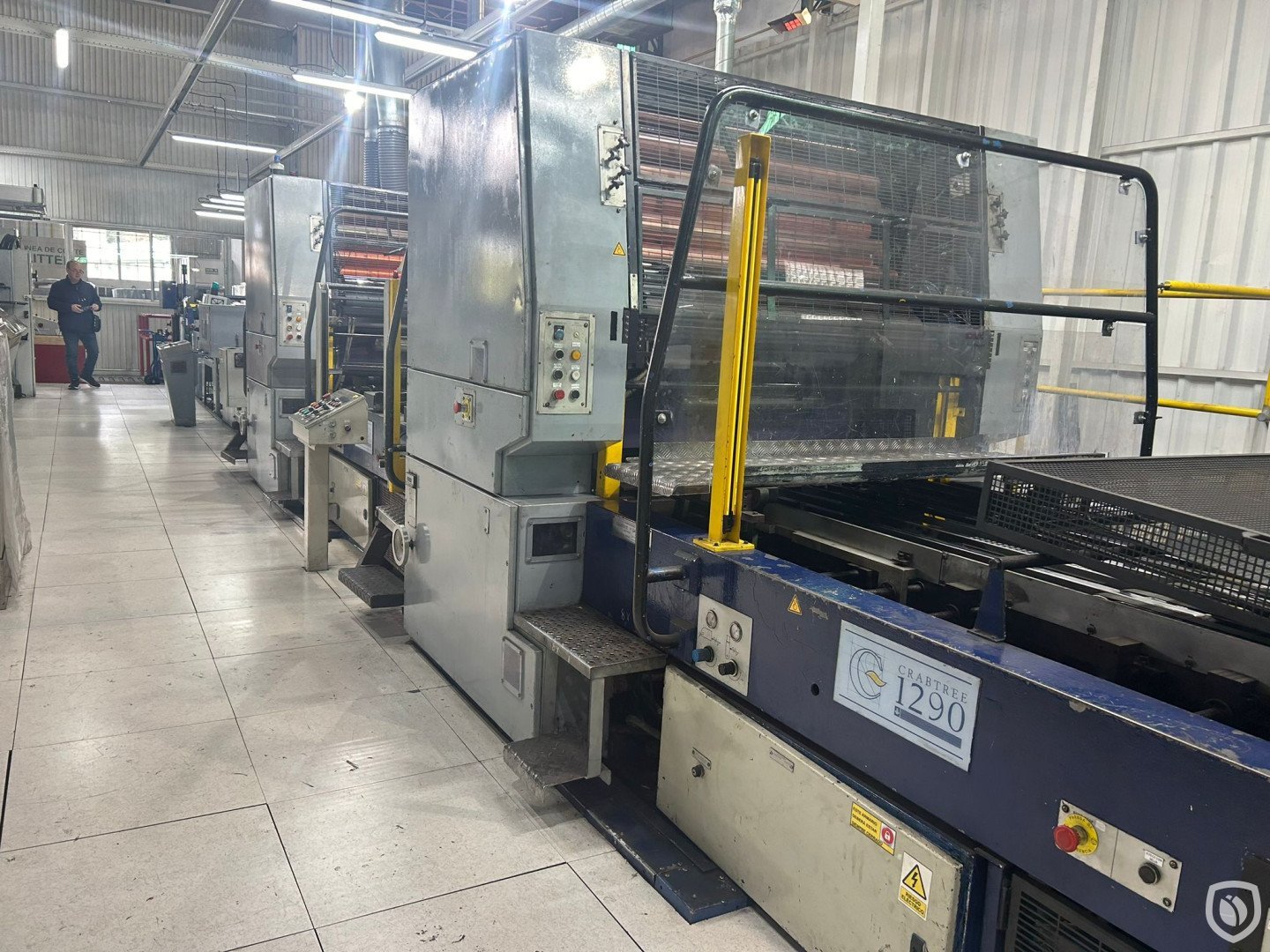 Crabtree 1290 tandem UV printing line