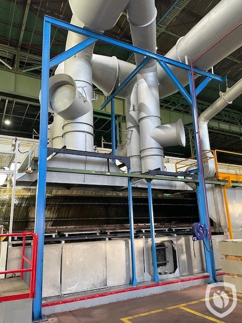 Mailander 466 coating line with LTG tunnel-oven