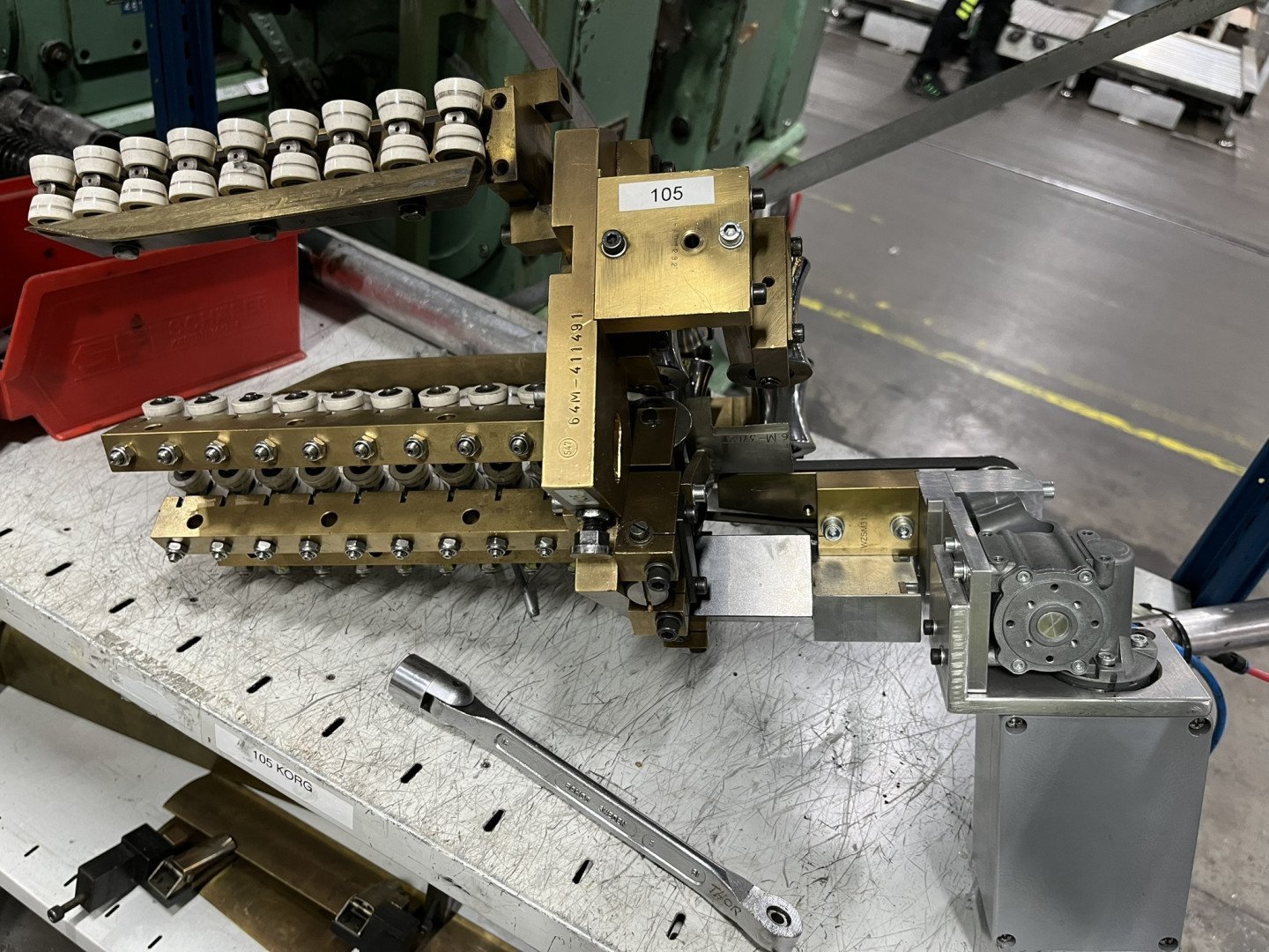 Existing tooling Ø 105 mm