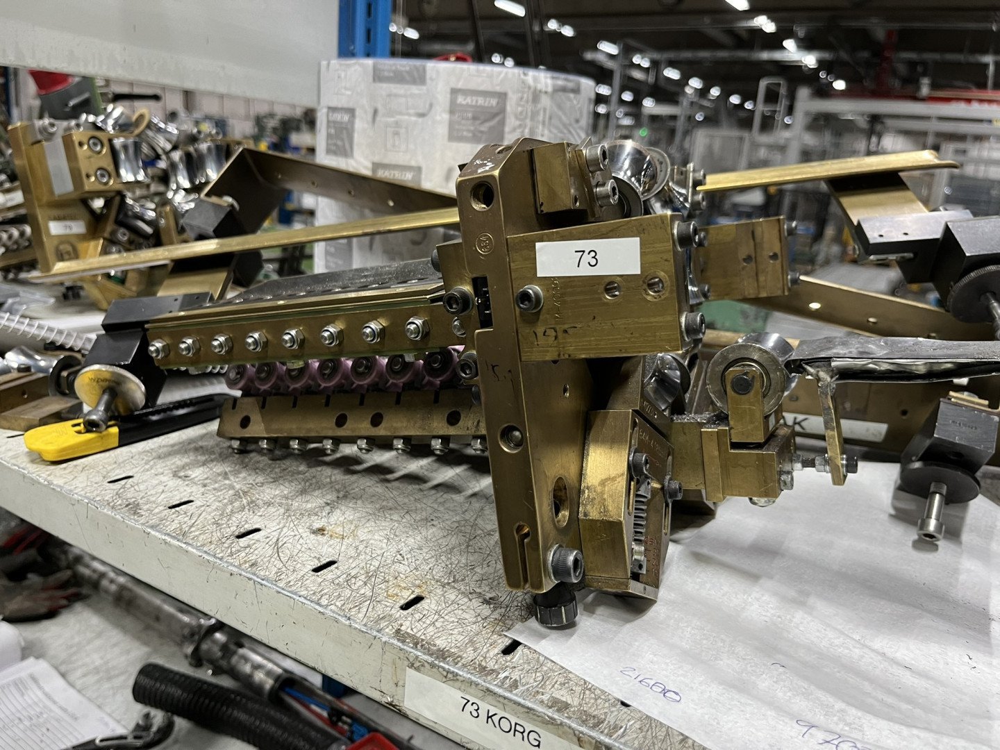 Existing tooling Ø 73 mm